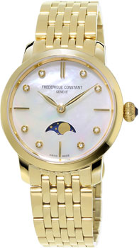 Часы Frederique Constant Slim Line Moonphase FC-206MPWD1S5B